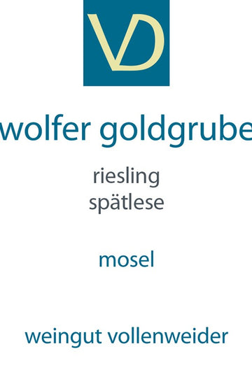 Vollenweider 2014 Riesling Wolfer Goldgrube Spätlese